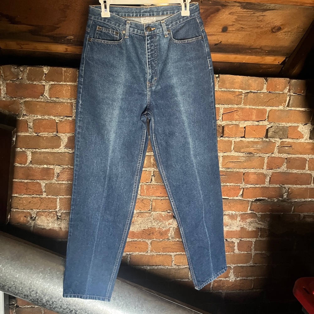 90s high waisted Jeanology jeans 30” waist pure blue